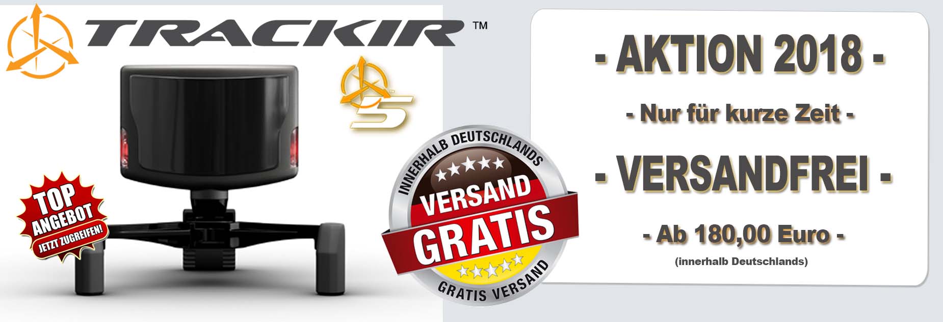 TrackIR :: Premium head tracking Shop für pc-games :: Trackir 5 und Trackir  4:PRO - TrackIR 5 Gamer Set in a BOX - Versandfrei